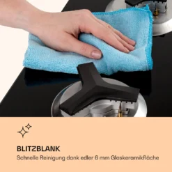 Trifecta 1 Gaskochfeld 1-flammig Starkbrenner Glaskeramik -Deutschland Klarstein Verkaufs-Shop 10039420 de 0006 logo