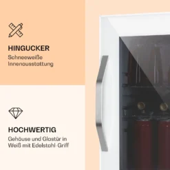 Beersafe M Quartz Kühlschrank 33 Liter 2 Böden Panoramaglastür -Deutschland Klarstein Verkaufs-Shop 10039425 de 0003 logo
