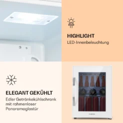 Beersafe M Quartz Kühlschrank 33 Liter 2 Böden Panoramaglastür -Deutschland Klarstein Verkaufs-Shop 10039425 de 0004 logo