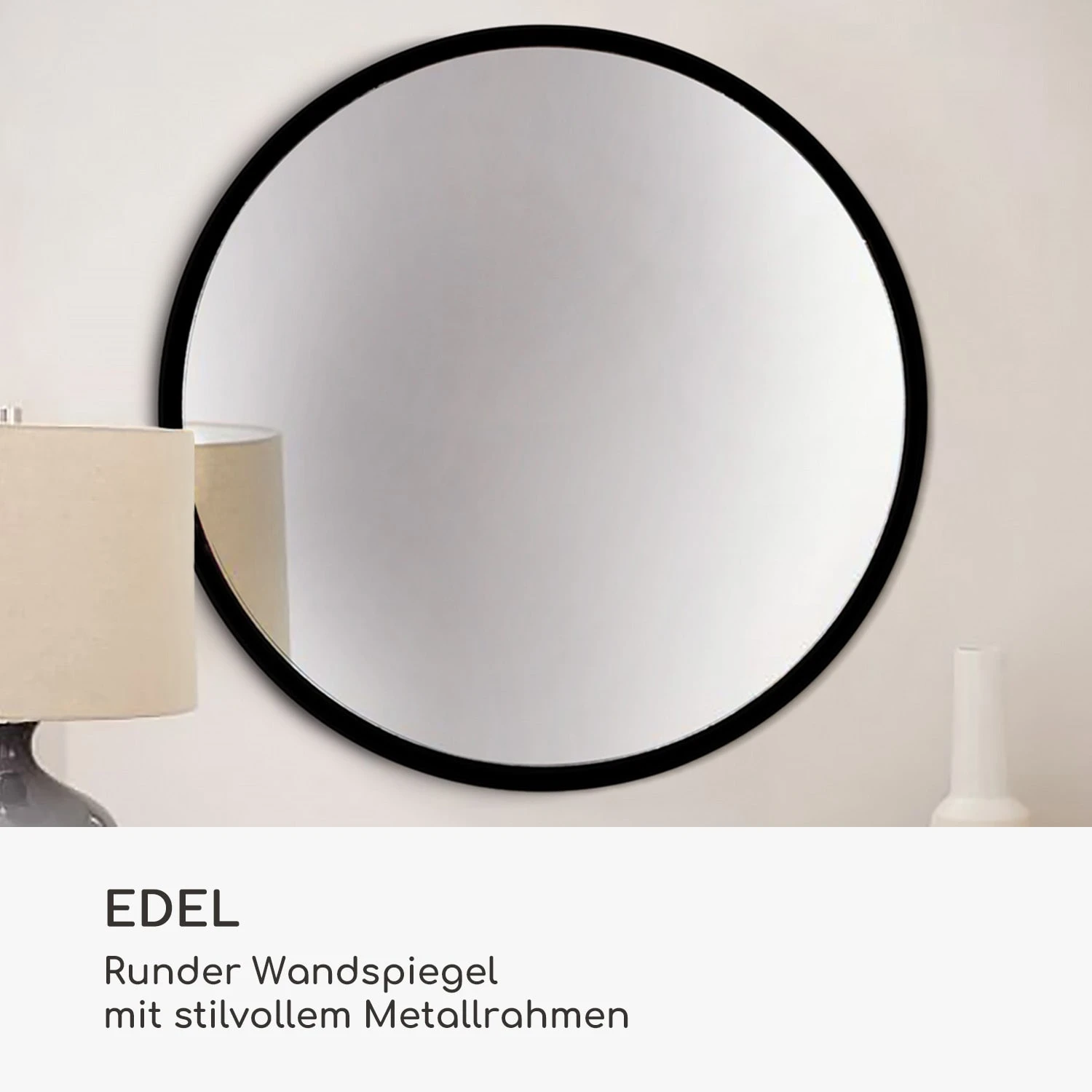 Fournier Wandspiegel Metallrahmen rund 58,8 x 58,8 cm Fournier Wandspiegel Metallrahmen Rund 58,8 X 58,8 Cm -Deutschland Klarstein Verkaufs-Shop 10039428 de 0002 logo