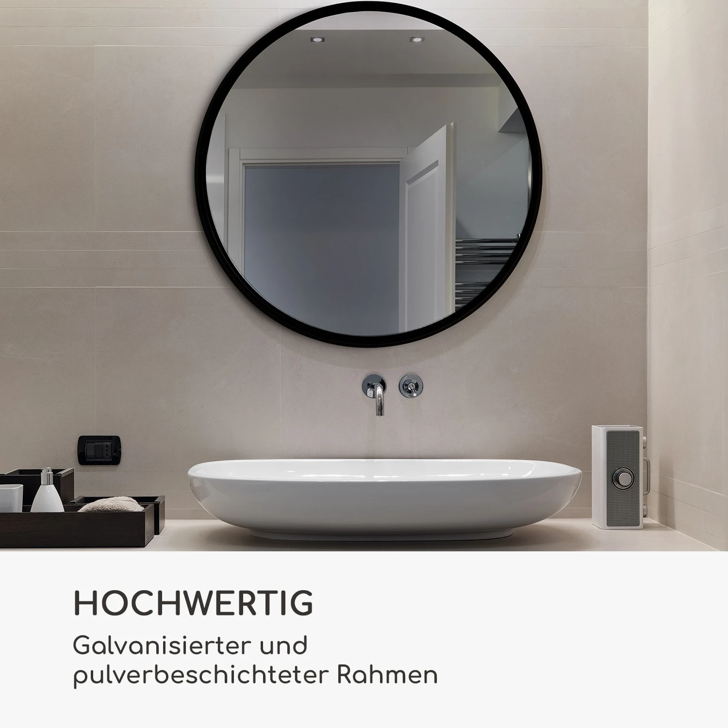 Fournier Wandspiegel Metallrahmen rund 58,8 x 58,8 cm Fournier Wandspiegel Metallrahmen Rund 58,8 X 58,8 Cm -Deutschland Klarstein Verkaufs-Shop 10039428 de 0004 logo