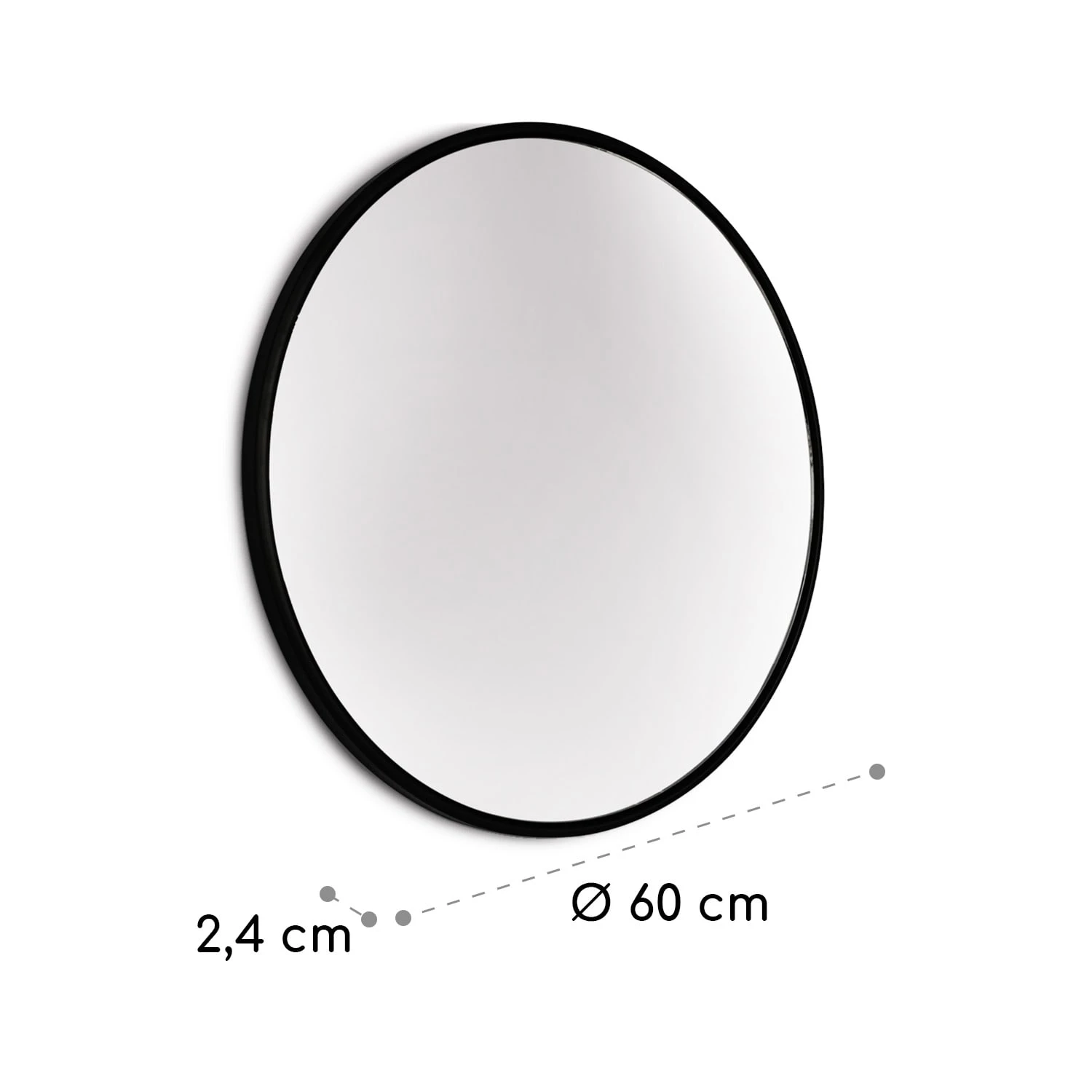 Fournier Wandspiegel Metallrahmen rund 58,8 x 58,8 cm Fournier Wandspiegel Metallrahmen Rund 58,8 X 58,8 Cm -Deutschland Klarstein Verkaufs-Shop 10039428 yy 0006 logo