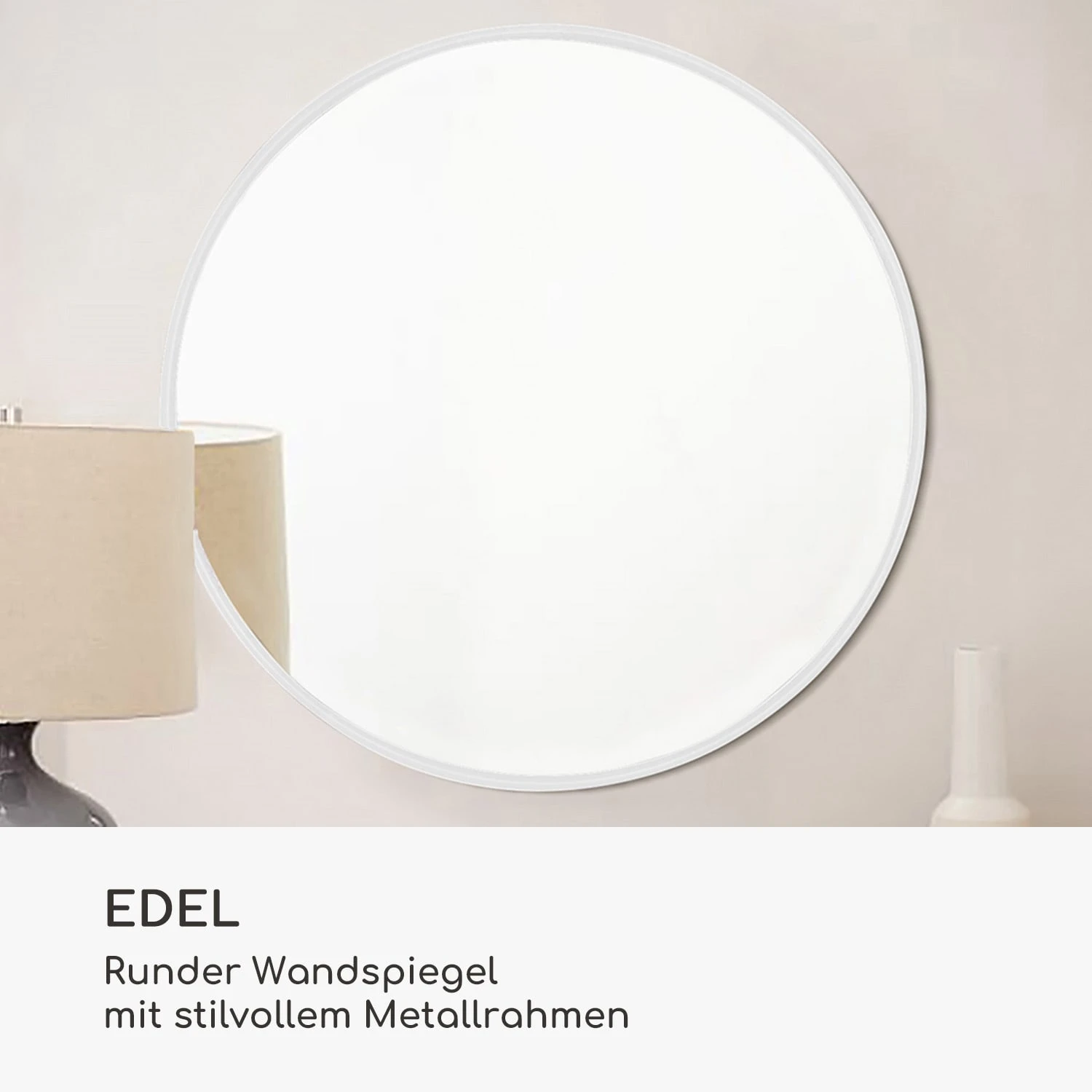 Fournier Wandspiegel Metallrahmen rund 58,8 x 58,8 cm Fournier Wandspiegel Metallrahmen Rund 58,8 X 58,8 Cm -Deutschland Klarstein Verkaufs-Shop 10039431 de 0002 logo