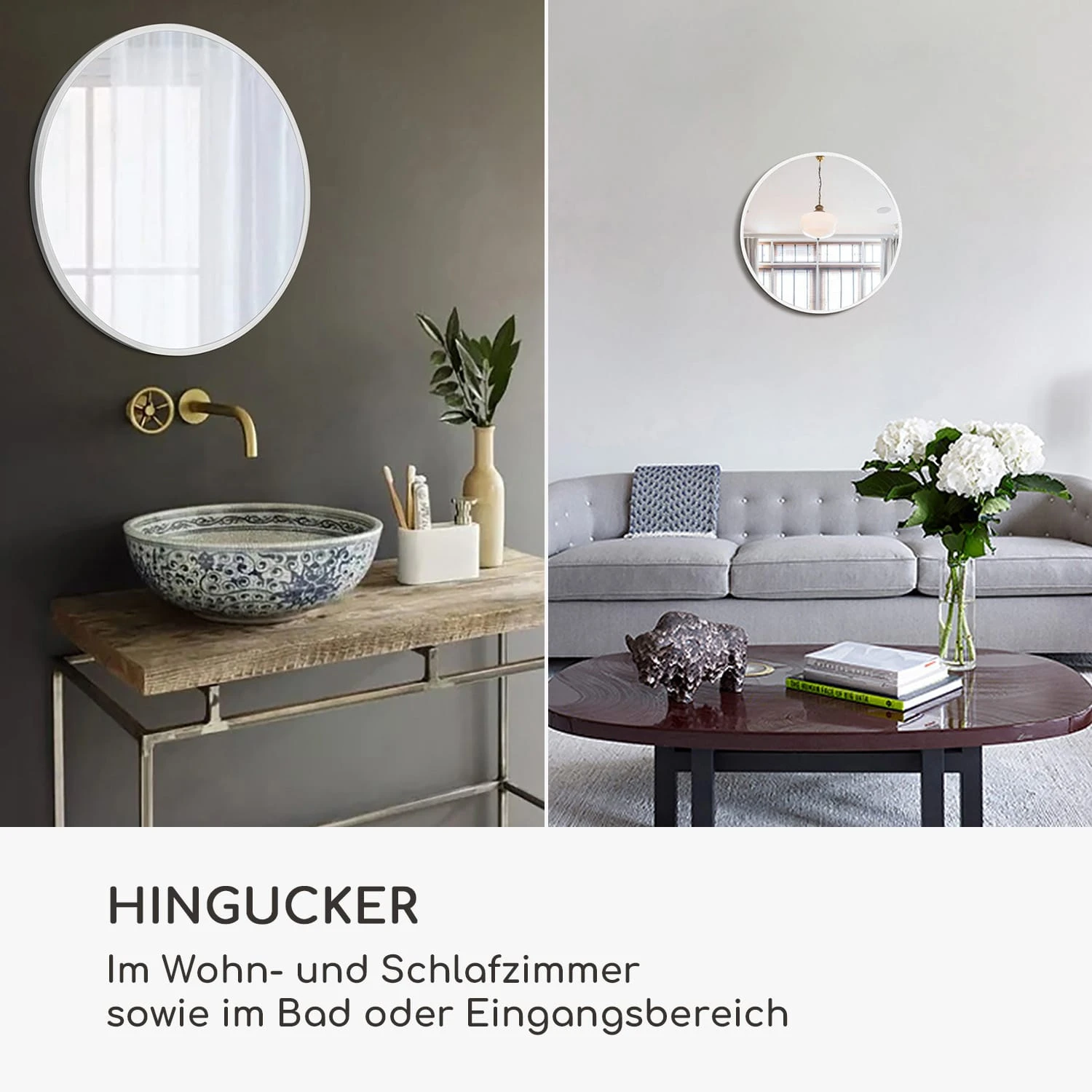 Fournier Wandspiegel Metallrahmen rund 58,8 x 58,8 cm Fournier Wandspiegel Metallrahmen Rund 58,8 X 58,8 Cm -Deutschland Klarstein Verkaufs-Shop 10039431 de 0003 logo