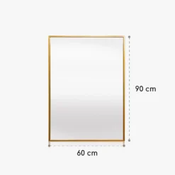 Croxley Wandspiegel Metallrahmen Rechteckig 90 X 60 Cm -Deutschland Klarstein Verkaufs-Shop 10039497 yy 0006 logo