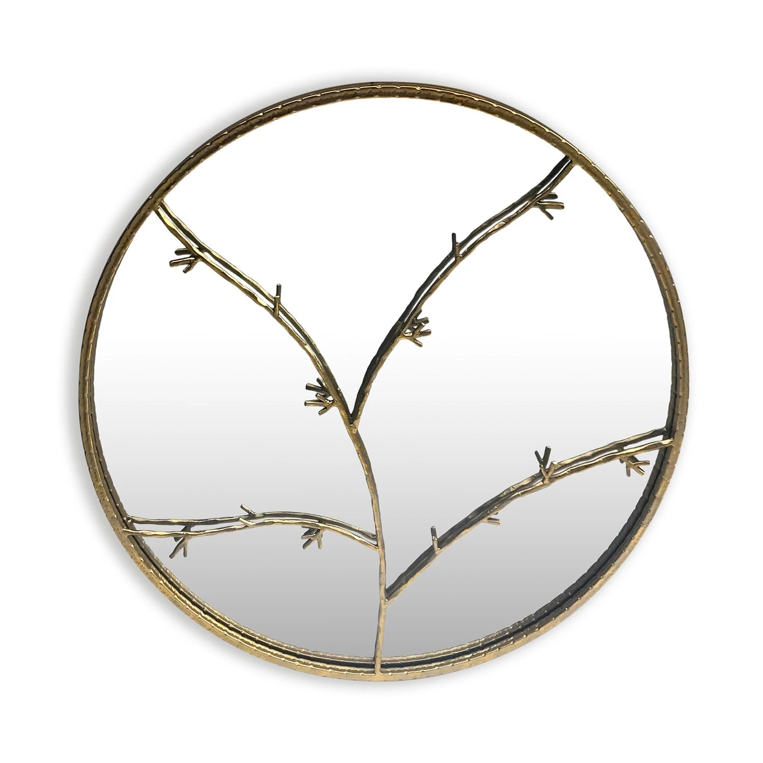 Berkeley Wandspiegel Metallrahmen rund Ø 80 cm Zweig-Design Berkeley Wandspiegel Metallrahmen Rund Ø 80 Cm Zweig-Design -Deutschland Klarstein Verkaufs-Shop 10039502 yy 0001 titel