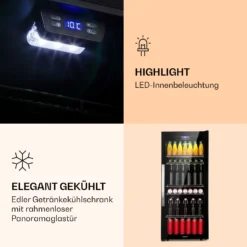 Beersafe 7XL Kühlschrank 242 Liter 5 Böden Panoramaglastür Edelstahl 3 Beersafe 7XL Kühlschrank 242 Liter 5 Böden Panoramaglastür Edelstahl -Deutschland Klarstein Verkaufs-Shop 10039513 de 0004 logo