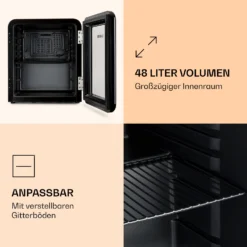 PopLife Getränkekühler Kühlschrank 0-10°C Retro-Design -Deutschland Klarstein Verkaufs-Shop 10039695 de 0003 logo