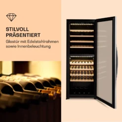 Klarstein Vinamour 77 Duo Weinkühlschrank 191 Liter 5 - 20 °C 2 Kühlzonen -Deutschland Klarstein Verkaufs-Shop 10039771 de 0003 logo