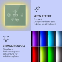 Mojave 500 Smart 2-in-1 Heizgerät Infrarot Konvektor 60x60cm 500W RGB-Licht -Deutschland Klarstein Verkaufs-Shop 10039812 de 0003 logo