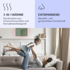 Mojave 500 Smart 2-in-1 Heizgerät Infrarot Konvektor 60x60cm 500W RGB-Licht -Deutschland Klarstein Verkaufs-Shop 10039812 de 0004 logo
