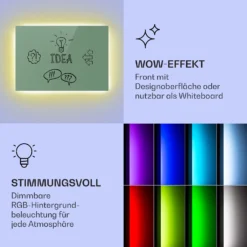 Mojave 750 Smart 2-in-1 Heizgerät Infrarot Konvektor 85x60cm 750W RGB-Licht -Deutschland Klarstein Verkaufs-Shop 10039818 de 0003 logo