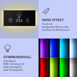 Mojave 1000 Smart 2-in-1 Heizgerät Infrarot Konvektor 120x60cm 1000W RGB-Licht -Deutschland Klarstein Verkaufs-Shop 10039822 de 0003 logo