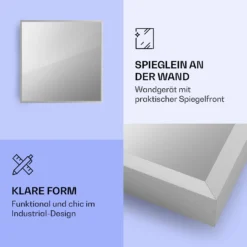 La Palma 500 Smart 2-in-1 Heizgerät Infrarot Konvektor 60x60cm 500W Spiegelfront 2 La Palma 500 Smart 2-in-1 Heizgerät Infrarot Konvektor 60x60cm 500W Spiegelfront -Deutschland Klarstein Verkaufs-Shop 10039829 de 0003 logo