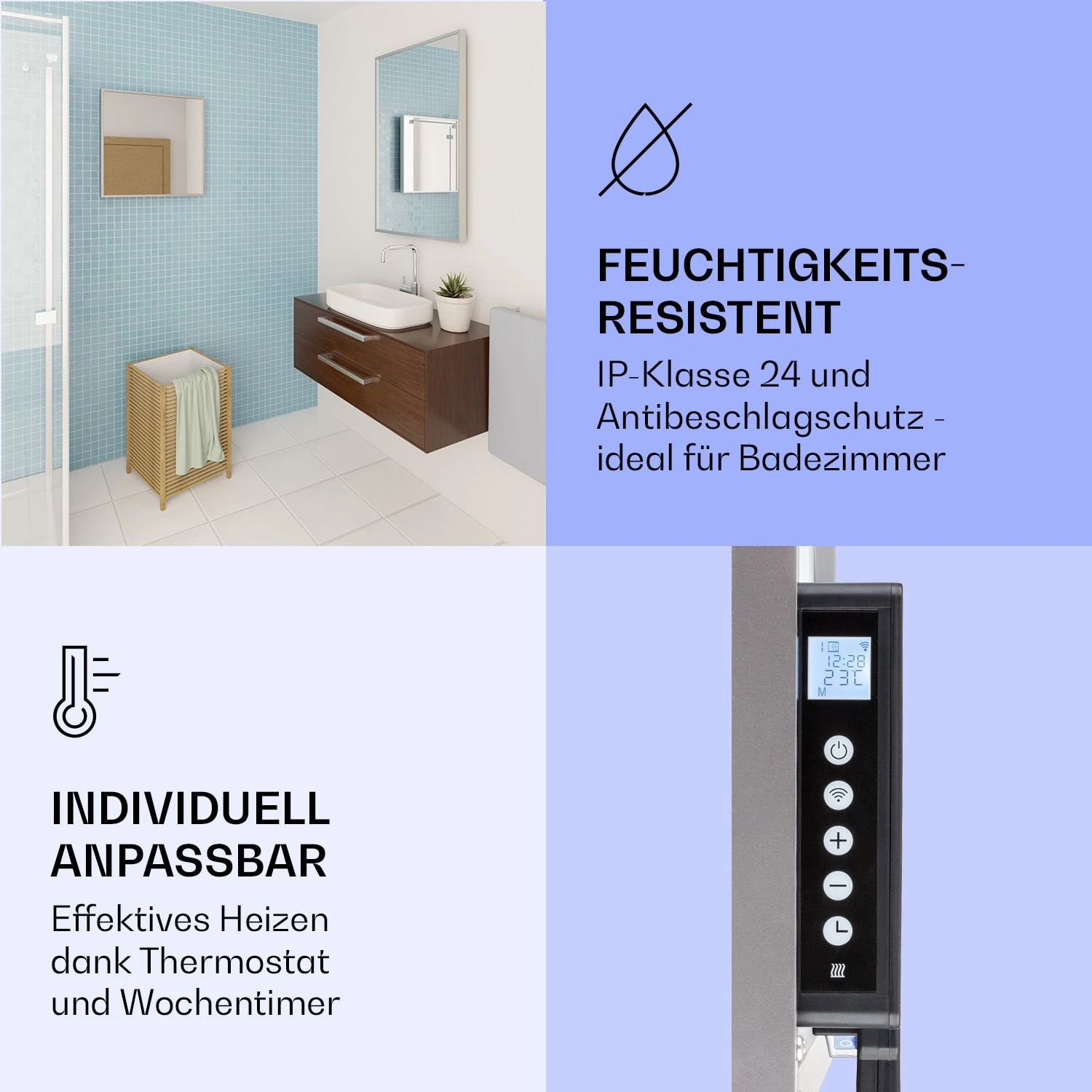 La Palma 500 smart 2-in-1 Heizgerät Infrarot Konvektor 60x60cm 500W Spiegelfront La Palma 500 Smart 2-in-1 Heizgerät Infrarot Konvektor 60x60cm 500W Spiegelfront -Deutschland Klarstein Verkaufs-Shop 10039829 de 0006 logo