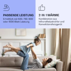 La Palma 500 Smart 2-in-1 Heizgerät Infrarot Konvektor 60x60cm 500W Spiegelfront 3 La Palma 500 Smart 2-in-1 Heizgerät Infrarot Konvektor 60x60cm 500W Spiegelfront -Deutschland Klarstein Verkaufs-Shop 10039830 de 0004 logo