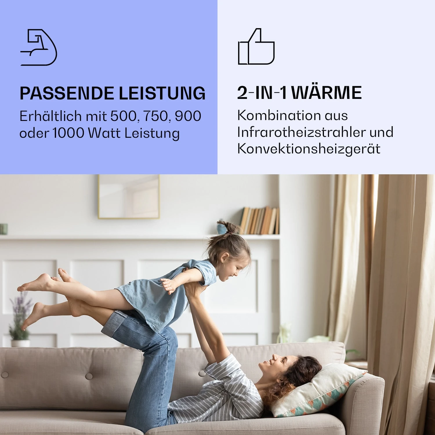 La Palma 500 smart 2-in-1 Heizgerät Infrarot Konvektor 60x60cm 500W Spiegelfront La Palma 500 Smart 2-in-1 Heizgerät Infrarot Konvektor 60x60cm 500W Spiegelfront -Deutschland Klarstein Verkaufs-Shop 10039830 de 0004 logo