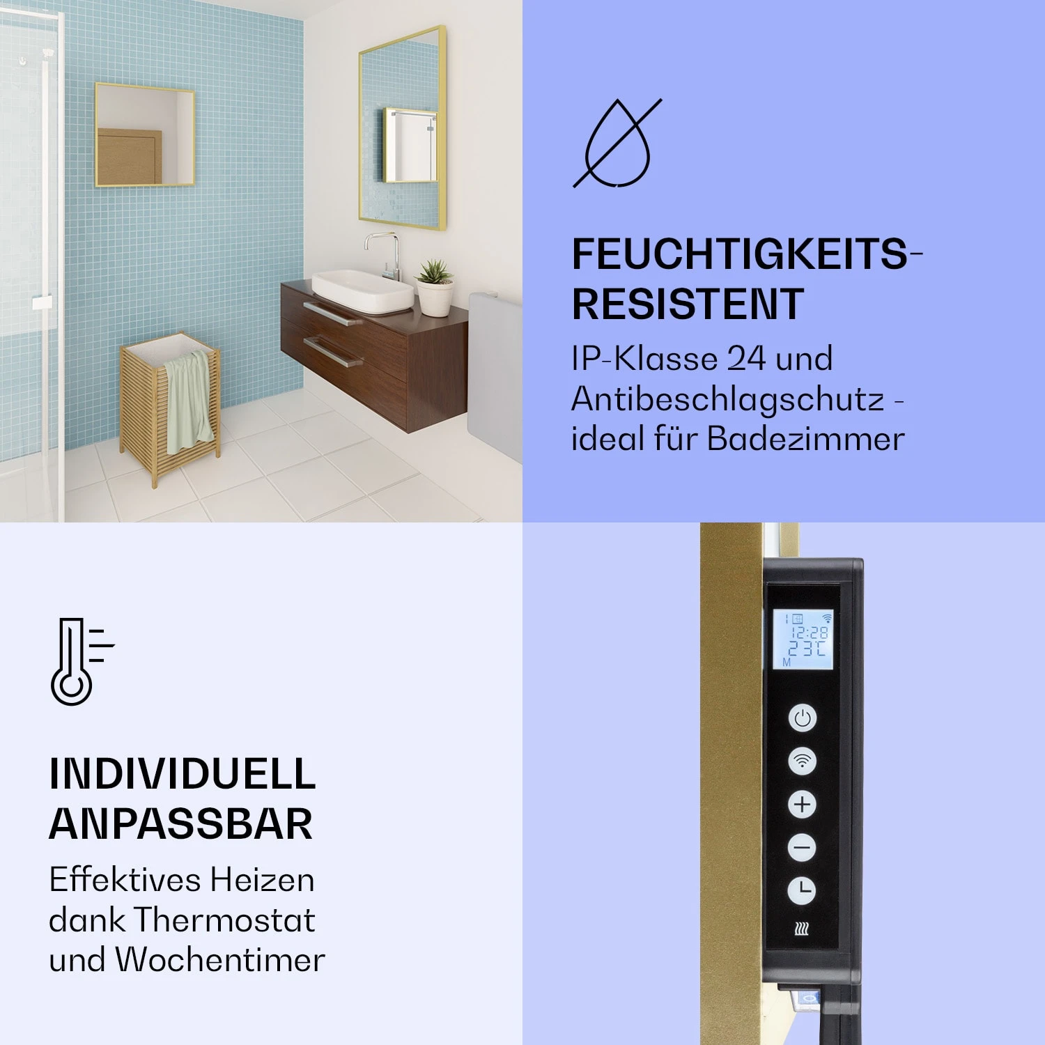 La Palma 500 smart 2-in-1 Heizgerät Infrarot Konvektor 60x60cm 500W Spiegelfront La Palma 500 Smart 2-in-1 Heizgerät Infrarot Konvektor 60x60cm 500W Spiegelfront -Deutschland Klarstein Verkaufs-Shop 10039830 de 0006 logo