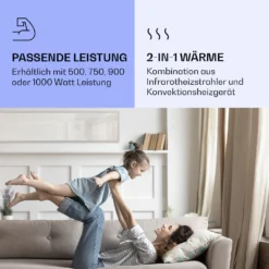 La Palma 900 Smart Infrarotstrahler Konvektor 40x160cm 900W Spiegel Standfuß -Deutschland Klarstein Verkaufs-Shop 10039841 de 0005 logo