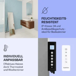 La Palma 900 Smart Infrarotstrahler Konvektor 40x160cm 900W Spiegel Standfuß -Deutschland Klarstein Verkaufs-Shop 10039841 de 0007 logo