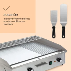 Grillmeile 4400 Elektrogrill Plancha 2x2200W Grillplatte Edelstahl 5 Grillmeile 4400 Elektrogrill Plancha 2x2200W Grillplatte Edelstahl -Deutschland Klarstein Verkaufs-Shop 10039915 de 0006 logo