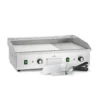 Grillmeile 4400 Elektrogrill Plancha 2x2200W Grillplatte Edelstahl