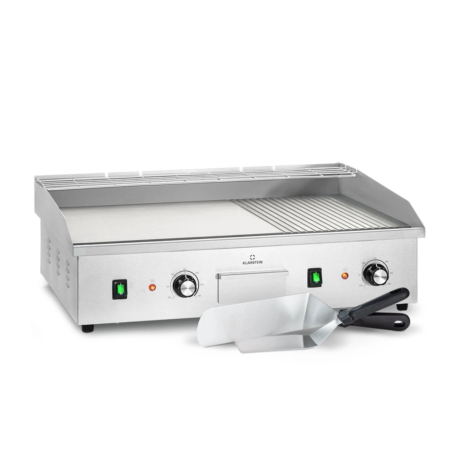 Grillmeile 4400 Elektrogrill Plancha 2x2200W Grillplatte Edelstahl Grillmeile 4400 Elektrogrill Plancha 2x2200W Grillplatte Edelstahl -Deutschland Klarstein Verkaufs-Shop 10039915 yy 0001 titel