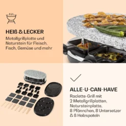 All-U-Can-Grill Raclette Raclette-Grill 4-in-1 Zubehör Für 8 Personen -Deutschland Klarstein Verkaufs-Shop 10039923 de 0005 logo