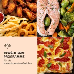 Vigor Air Heißluftfritteuse 1800 W 30 Liter 18 Programme -Deutschland Klarstein Verkaufs-Shop 10039941 de 0004 logo