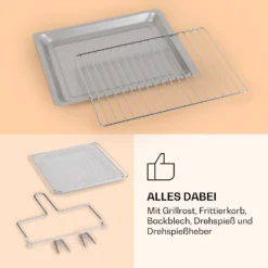 Vigor Air Heißluftfritteuse 1800 W 30 Liter 18 Programme -Deutschland Klarstein Verkaufs-Shop 10039941 de 0007 logo