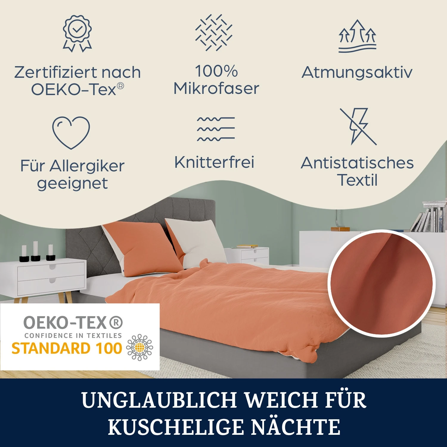 Soft Wonder-Edition Bettwäsche 155x200 cm Mikrofaser Soft Wonder-Edition Bettwäsche 155x200 Cm Mikrofaser -Deutschland Klarstein Verkaufs-Shop 10039956 de 0002 logo