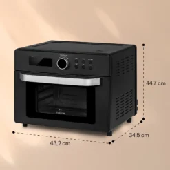 Prime Air Heißluftfritteuse 1500W 23l Timer 8 Programme -Deutschland Klarstein Verkaufs-Shop 10040025 yy 0007 dimensions