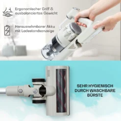 LARMA Staubsauger Kabellos Beutellos Akku 45 Min Laufzeit Max. LED -Deutschland Klarstein Verkaufs-Shop 10040033 de 0006 logo