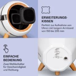 Sindelfingen Uhrenbeweger Rechts-Links-Lauf 1 Uhr Schwarz 3 Sindelfingen Uhrenbeweger Rechts-Links-Lauf 1 Uhr Schwarz -Deutschland Klarstein Verkaufs-Shop 10040050 de 0004 logo