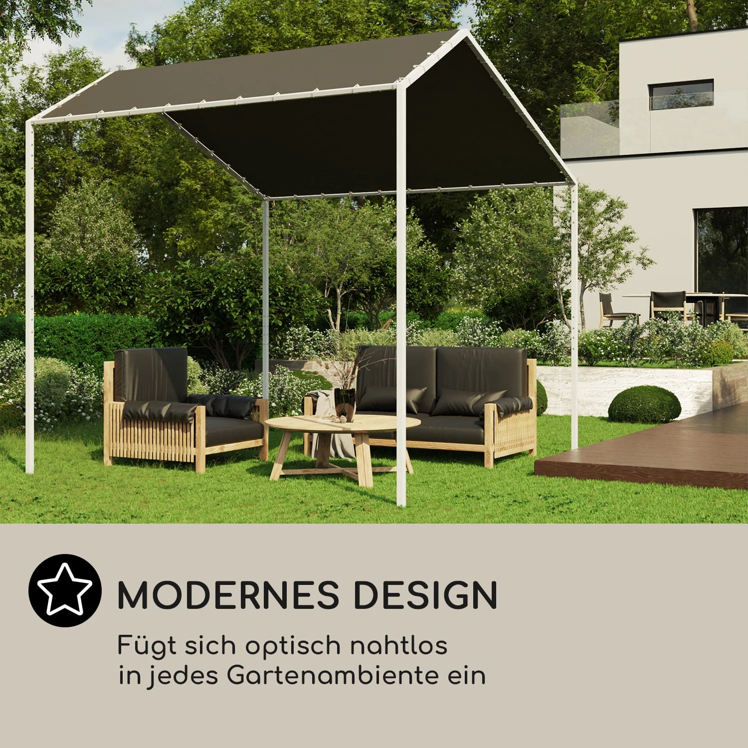 blumfeldt La Rochelle Gazebo Schrägdach UV 50+ Aluminium Polyester Blumfeldt La Rochelle Gazebo Schrägdach UV 50+ Aluminium Polyester -Deutschland Klarstein Verkaufs-Shop 10040098 de 0005 logo