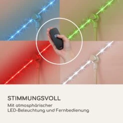 Blumfeldt Bayonne Sonnenschirm 130 X 180 Cm Polyester UV 50 Solar LED -Deutschland Klarstein Verkaufs-Shop 10040103 de 0003 logo