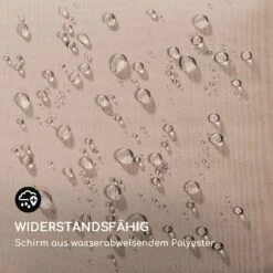 Blumfeldt Bayonne Sonnenschirm 130 X 180 Cm Polyester UV 50 Solar LED -Deutschland Klarstein Verkaufs-Shop 10040103 de 0007 logo