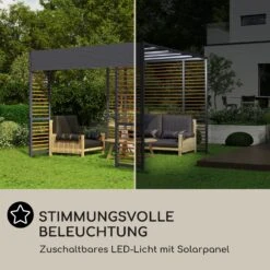 Valence Gazebo 3x3 M UV50+ Wasserabweisend LED-Solar-Beleuchtung Solar-Panel 3 Valence Gazebo 3x3 M UV50+ Wasserabweisend LED-Solar-Beleuchtung Solar-Panel -Deutschland Klarstein Verkaufs-Shop 10040112 de 0004 logo