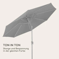 Blumfeldt Calais Sonnenschirm LED Aluminium-Rahmen Polyester-Bespannung UV 50 -Deutschland Klarstein Verkaufs-Shop 10040120 de 0008 logo