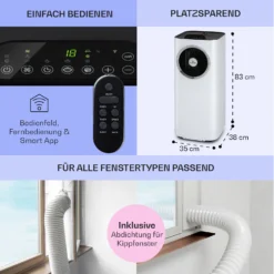 Kraftwerk Eco Smart 11 Klimaanlage 3-in-1 11500 BTU App Fernbedienung -Deutschland Klarstein Verkaufs-Shop 10040189 de 0006 logo