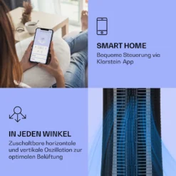 Skyscraper Ice Smart 4-in-1 Luftkühler & Ventilator WiFi 210m³/h Fernbedienung -Deutschland Klarstein Verkaufs-Shop 10040205 de 0003 logo