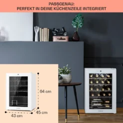 Shiraz 20 Uno Weinkühlschrank 53l 20Fl Touch-Bedienfeld 5-18°C -Deutschland Klarstein Verkaufs-Shop 10040216 de 0006 usp