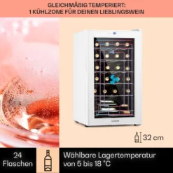 Shiraz 24 Uno Weinkühlschrank 63l 24Fl Touch-Bedienfeld 5-18°C 2 Shiraz 24 Uno Weinkühlschrank 63l 24Fl Touch-Bedienfeld 5-18°C -Deutschland Klarstein Verkaufs-Shop 10040217 de 0003 logo