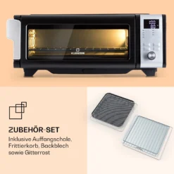 Vita-Crisp Heißluftfritteuse 1700W 10L 8 Funktionen Platzsparend 5 Vita-Crisp Heißluftfritteuse 1700W 10L 8 Funktionen Platzsparend -Deutschland Klarstein Verkaufs-Shop 10040223 de 0006 logo