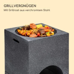 Blumfeldt Monolith Feuerschale Mit Grill MGO & Stahlschale Inkl. Funkenschutz -Deutschland Klarstein Verkaufs-Shop 10040240 de 0003 logo