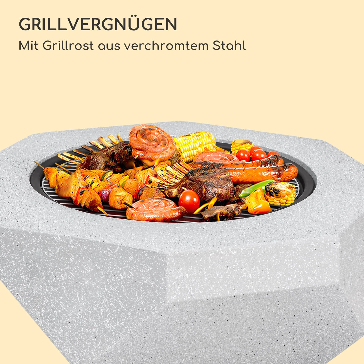 blumfeldt Diamond Feuerschale mit Grill MGO & Stahlschale inkl. Funkenschutz Blumfeldt Diamond Feuerschale Mit Grill MGO & Stahlschale Inkl. Funkenschutz -Deutschland Klarstein Verkaufs-Shop 10040241 de 0003 logo