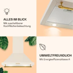 Montblanc 60 Dunstabzugshaube 610m³/h 165W 2x1,5W LED Reling -Deutschland Klarstein Verkaufs-Shop 10040264 de 0003 logo