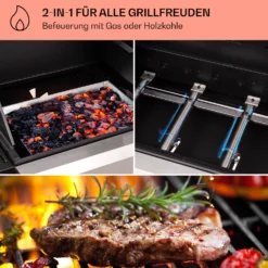 Kingsville 4.1 Kombigrill Gas + Kohle 13,7 KW 4+1 Brenner -Deutschland Klarstein Verkaufs-Shop 10040271 de 0003 usp