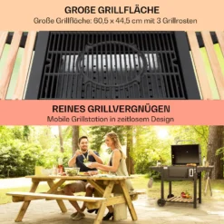 Aberdeen Single Holzkohlegrill -Deutschland Klarstein Verkaufs-Shop 10040292 de 0004 usp