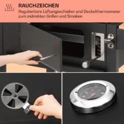 Aberdeen Single Holzkohlegrill -Deutschland Klarstein Verkaufs-Shop 10040292 de 0005 usp